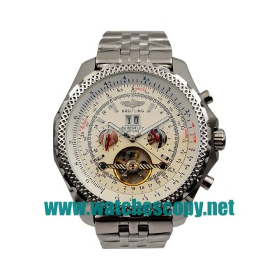 UK Cheap Breitling Bentley Mulliner Tourbillon Replica Watches With White Dials For Men