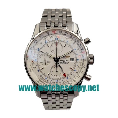 Swiss Made Breitling Navitimer A24322 Replica Watches With White Dials For Men
