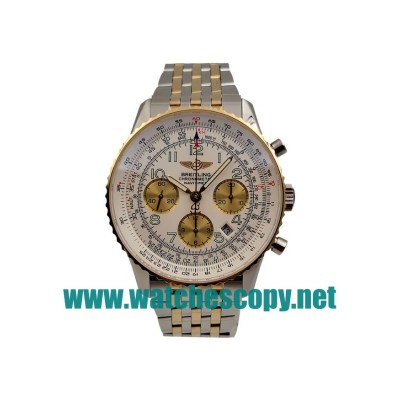 UK Best Quality Breitling Navitimer D23322 Fake Watches With White Dials For Men