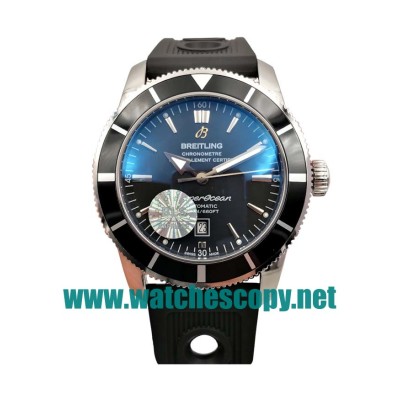 UK AAA Quality Breitling Superocean Heritage A17321 Fake Watches With Black Dials For Sale