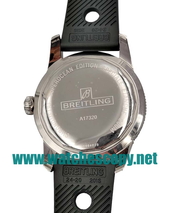 UK AAA Quality Breitling Superocean Heritage A17321 Fake Watches With Black Dials For Sale