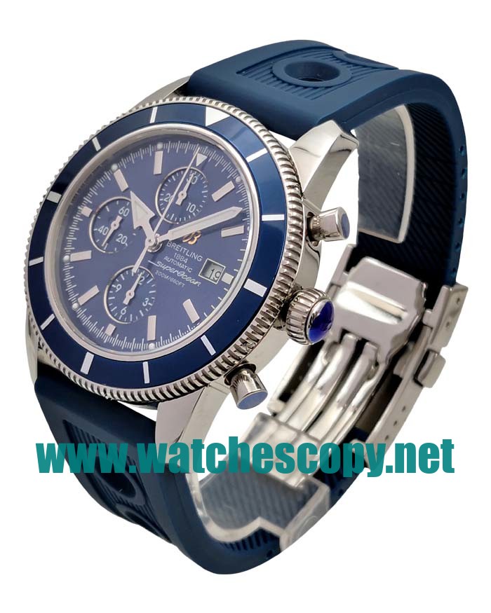 46 MM UK AAA Quality Breitling Superocean Heritage A13320 Fake Watches With Blue Dials For Sale