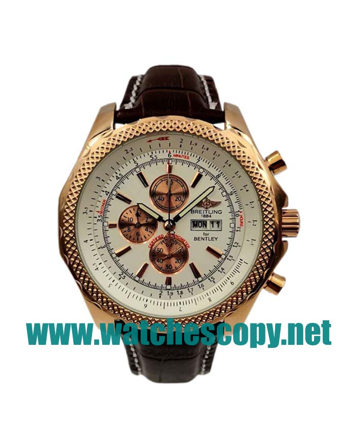 UK Best Quality Breitling Bentley GT A13362 Replica Watches With White Dials For Men