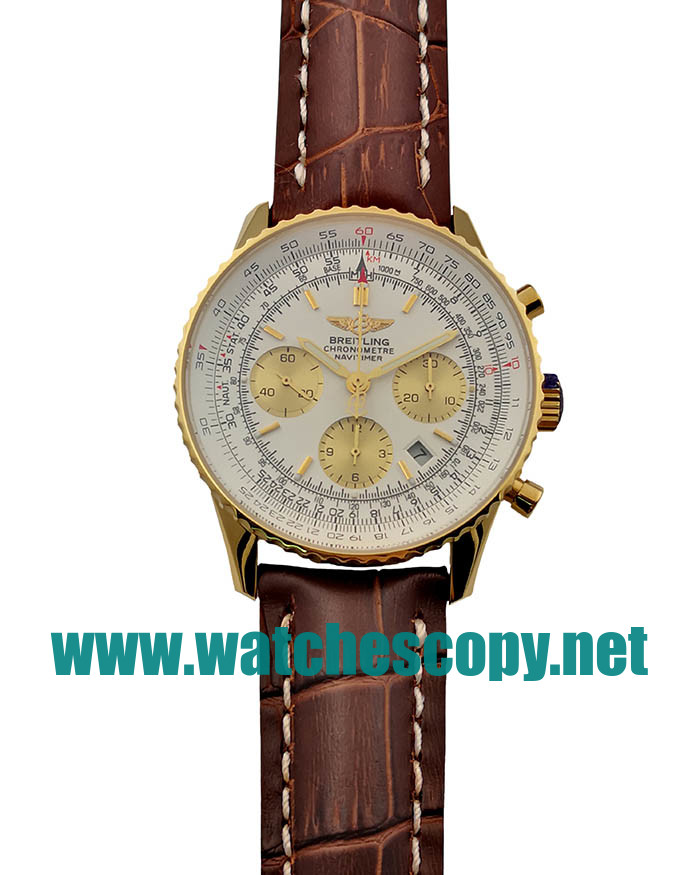 42 MM UK AAA Quality Breitling Navitimer D23322 With White Dials For Men