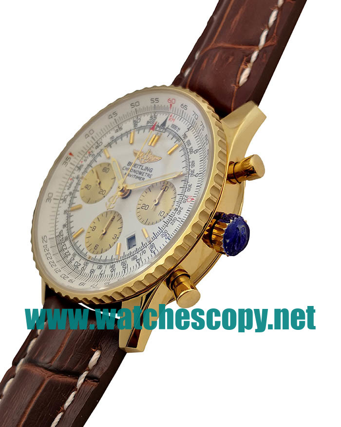 42 MM UK AAA Quality Breitling Navitimer D23322 With White Dials For Men