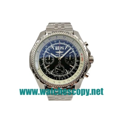UK AAA Quality Breitling Bentley 6.75 A44362 Replica Watches With Black Dials For Men