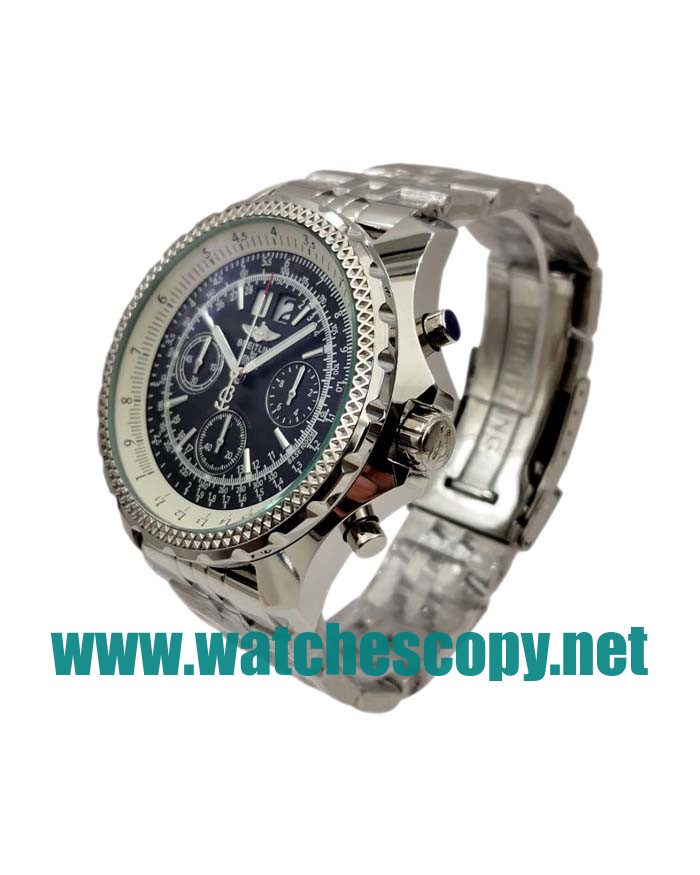 UK AAA Quality Breitling Bentley 6.75 A44362 Replica Watches With Black Dials For Men