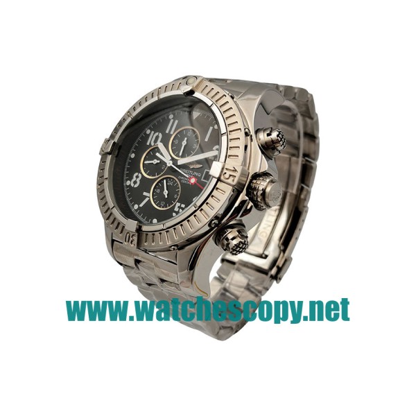 UK High Quality Breitling Chrono Avenger E13360 Fake Watches With Black Dials For Men