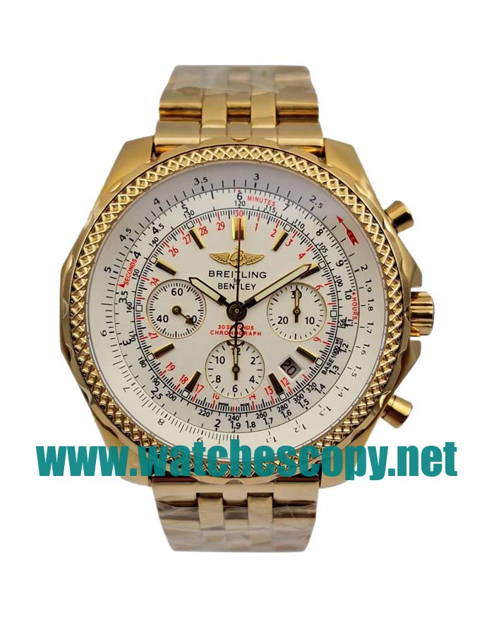 UK AAA Quality Breitling Bentley Motors A25362 Replica Watches With White Dials For Men
