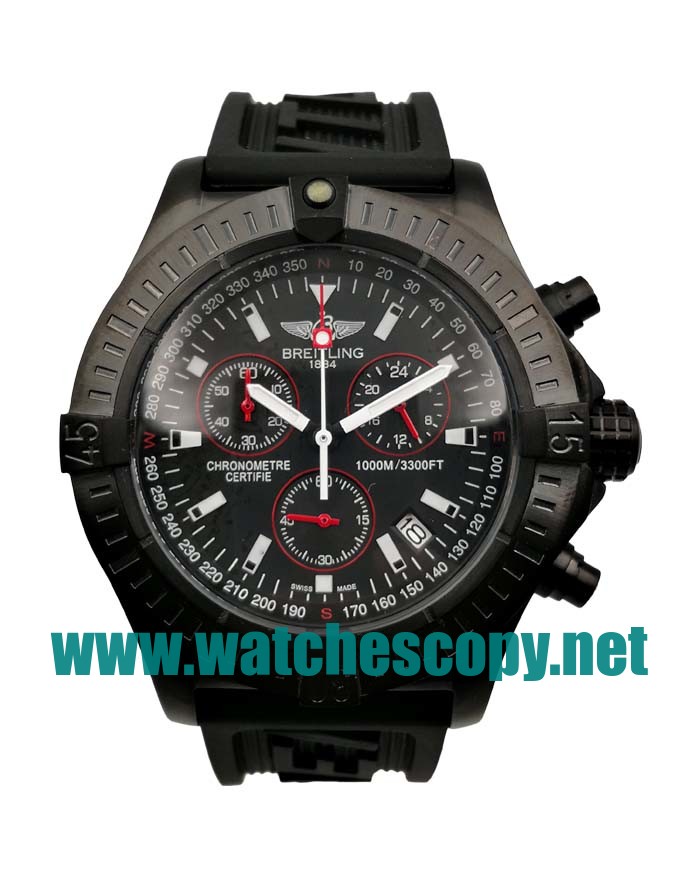 UK Cheap Breitling Avenger Seawolf Chrono M73390 Replica Watches With Black Dials For Men