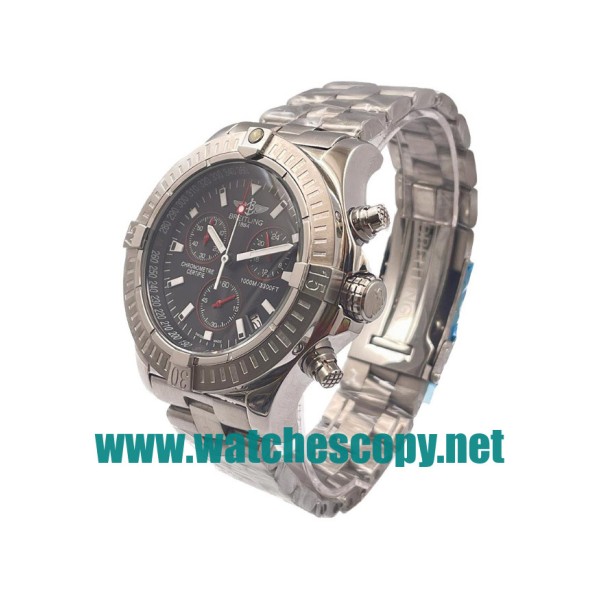 UK Best Quality Breitling Avenger Seawolf Chrono A73390 Replica Watches With Black Dials For Men