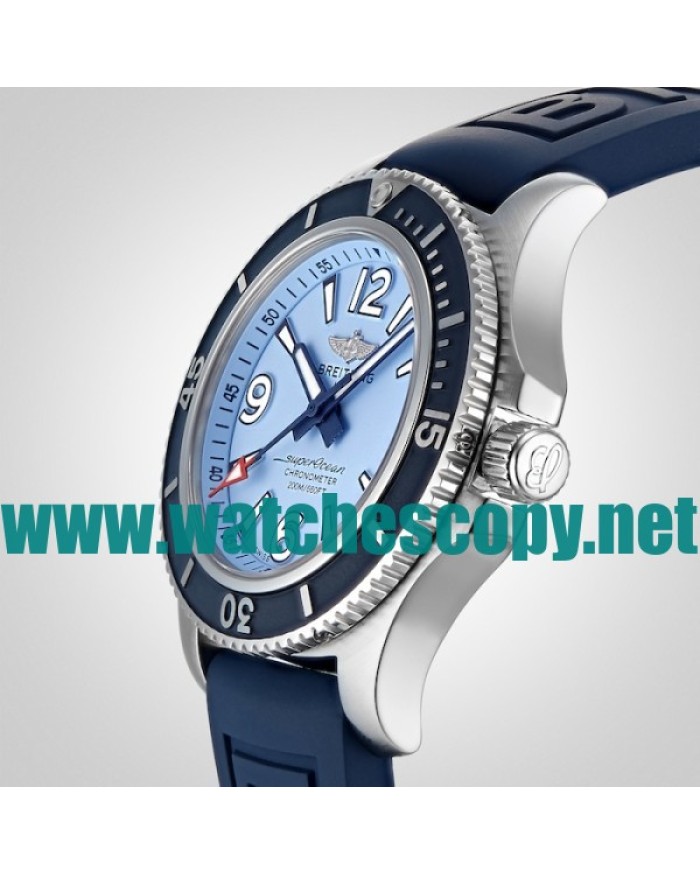 UK Cheap Breitling Superocean A17316D81C1S1 Replica Watches With Light Blue Dials