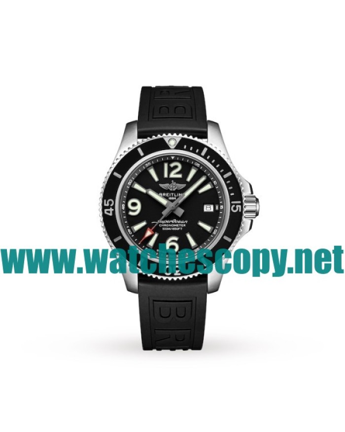 Black Dials Breitling Superocean A17366021B1S1 Replica Watches With 42 MM Steel Cases For Men