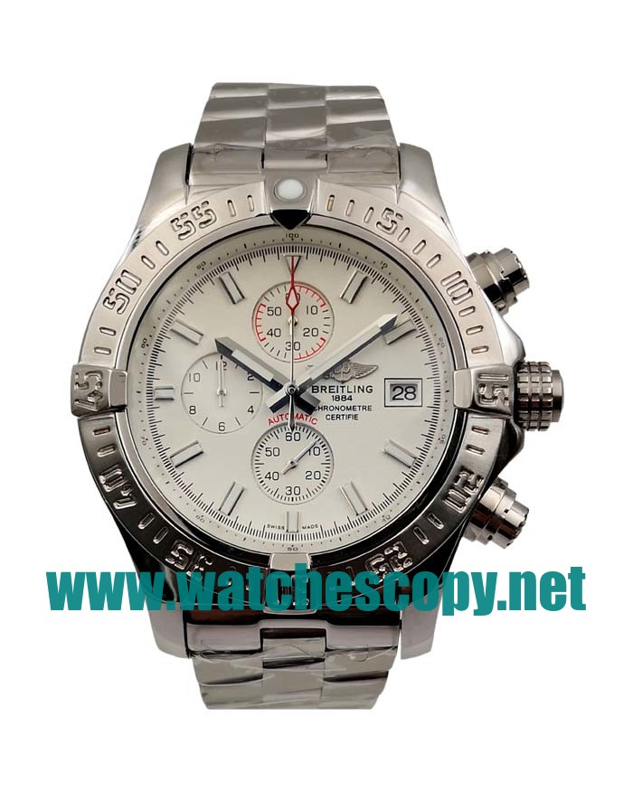 UK Top Quality Breitling Avenger A13380 Replica Watches With White Dials For Men