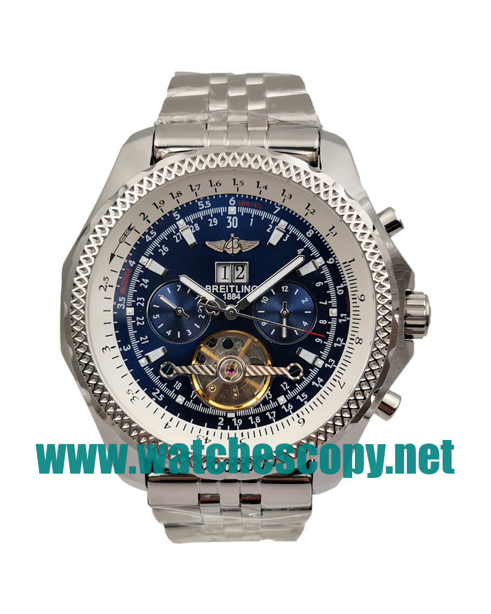 UK AAA Quality Breitling Bentley Mulliner Tourbillon Replica Watches With Blue Dials Online