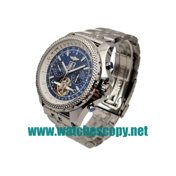 UK AAA Quality Breitling Bentley Mulliner Tourbillon Replica Watches With Blue Dials Online