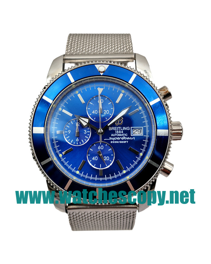 UK Perfect 1:1 Breitling Superocean Heritage A13320 Fake Watches With Blue Dials For Men
