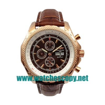 UK Best Quality Breitling Bentley GT A13362 Replica Watches With Coffee Dials For Men