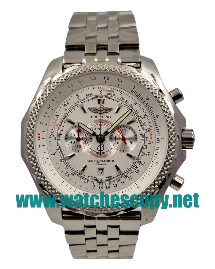UK AAA Quality Breitling Bentley E27365 Replica Watches With White Dials For Sale