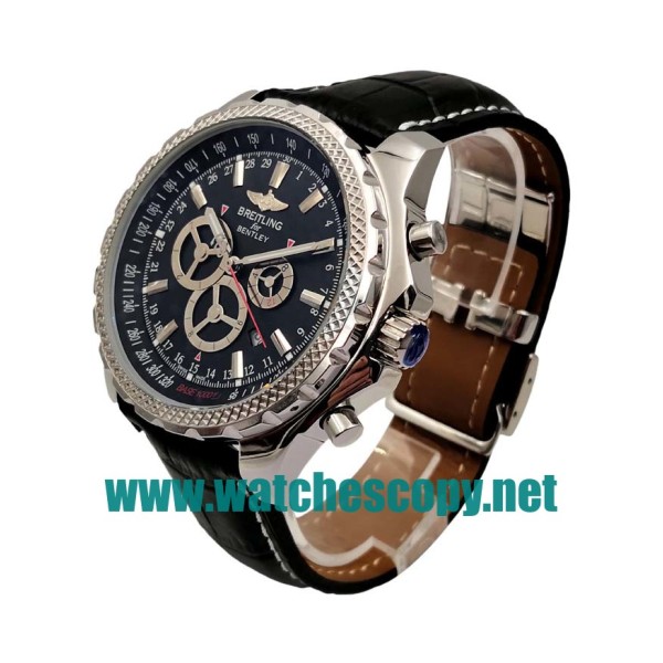 UK Top Quality Breitling Bentley Barnato A25366 Fake Watches With Black Dials For Men