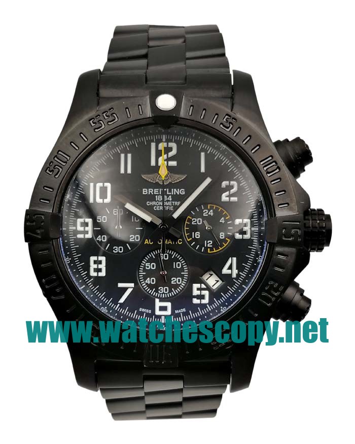 UK AAA Quality Breitling Super Avenger XB0170E4 Replica Watches With Black Dials For Men
